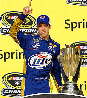 Brad Keselowski secured his 2012 Sprint Cup victory by finishing top ten in 17 of the last 20 races.